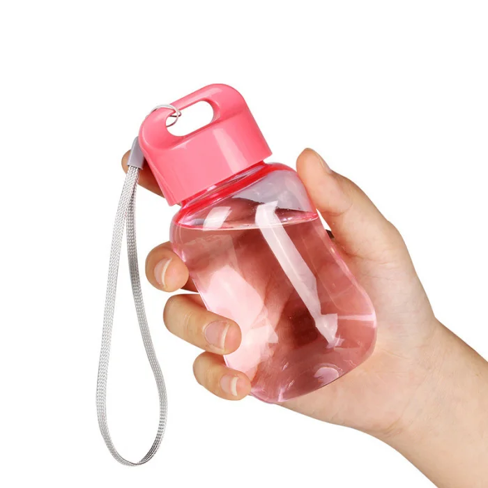 2 Pcs Mini Water Bottle 200ml Portable Cute for Children Students Sports Outdoor ZJ55