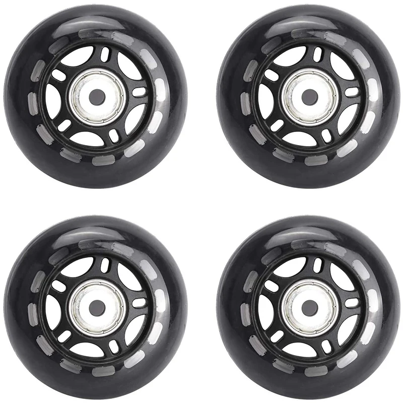 4 Pack Inline Skate Wheels Indoor/Outdoor Roller Blades Replacement