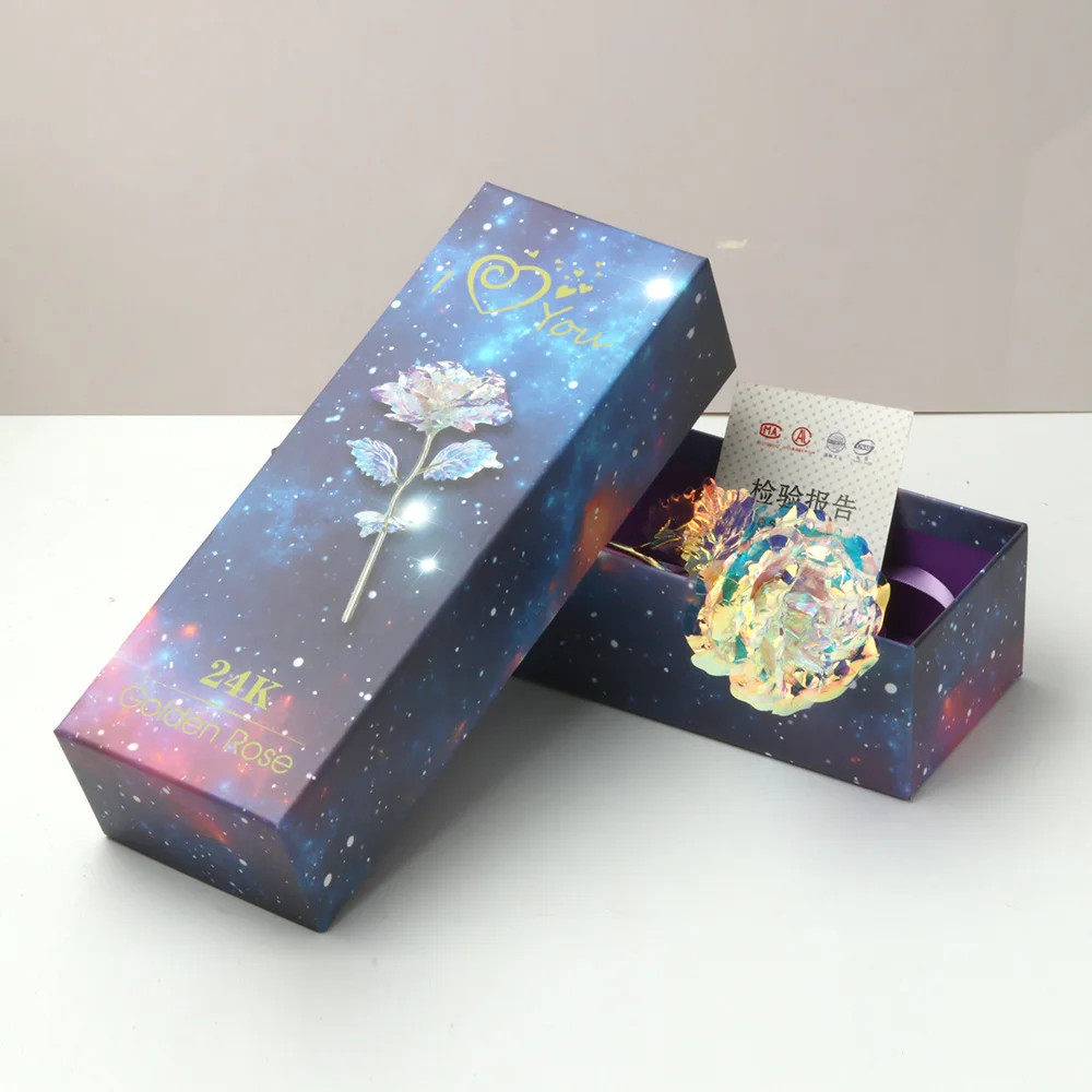 Позолоченная 24k фольга, Золотая Роза Eternelle, Золотая Роза, вечная любовь, сумка в коробке, День Святого Валентина, День матери, свадебный подарок, Декор