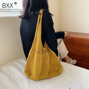 

[BXX] Solid Color Large Capacity Crossbody Bags For Women 2020 Quality Shoulder Bag Lady Travel Handbags Winter Totes a214