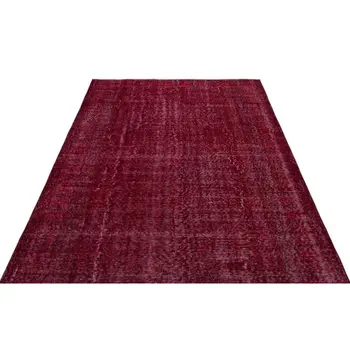 

Handmade Red Vintage Overdyed Turkish Area Rug 164x262 Cm-5'5''X8'7''