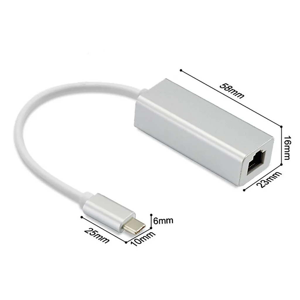 USB C для RJ45 Ethernet адаптер USB 3,1 type C сетевой адаптер 1000 Мбит/с USB3.1 type-C сетевой конвейер G10