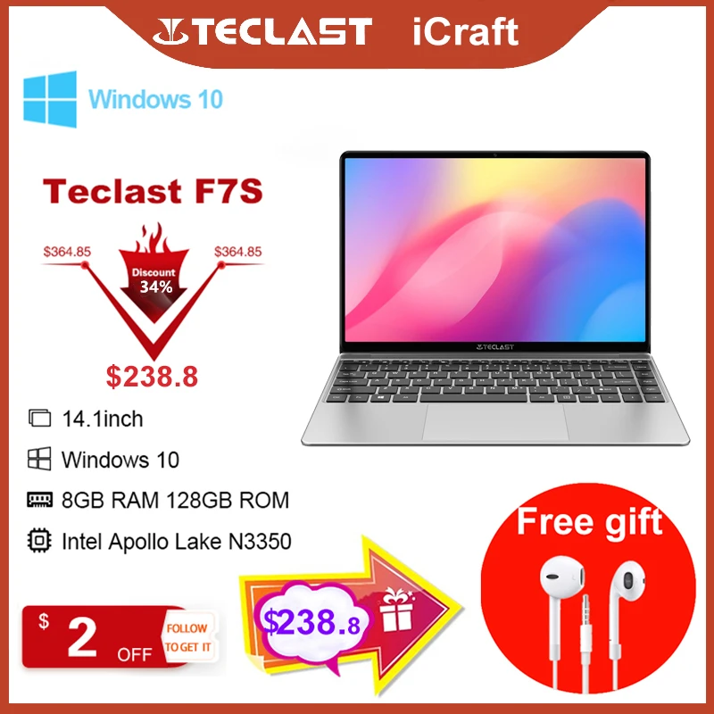 Newest Laptops Teclast F7S 14.1