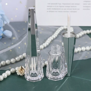 

5Pcs Empty Lip Gloss Lipstick Diamond Shaped Tube Lip Bottles DIY Lipgloss Tube
