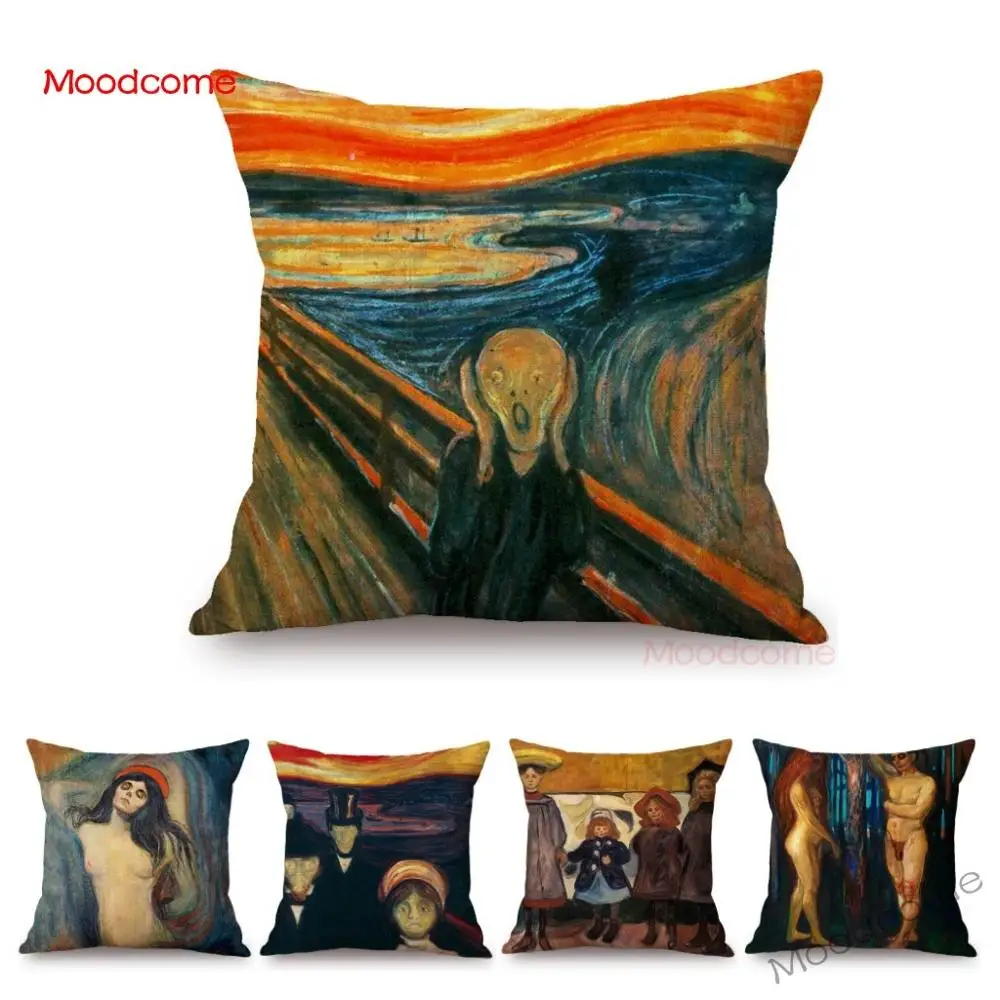 Edvard Munch норвежский художник крик всемирно известная масляная живопись