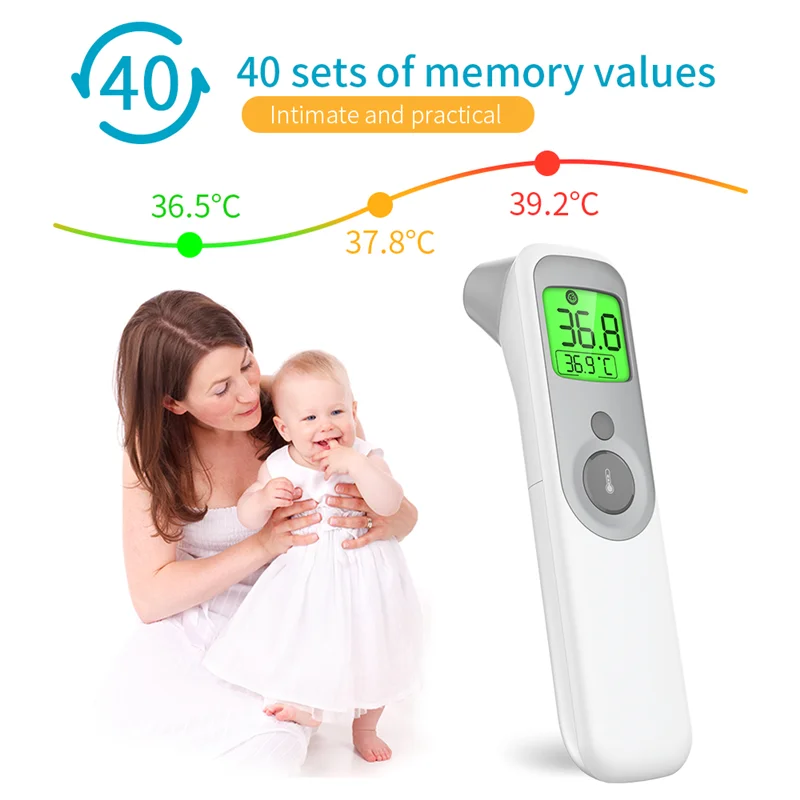Muti-fuction Baby/взрослый Удобный универсальный ручной Инфракрасный цифровой термометр для измерения температуры тела