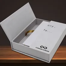 Luxury Black Custom Logo Magnetic Closure Cardboard Gift Box Packaging With Eva Foam Insert-DH11217