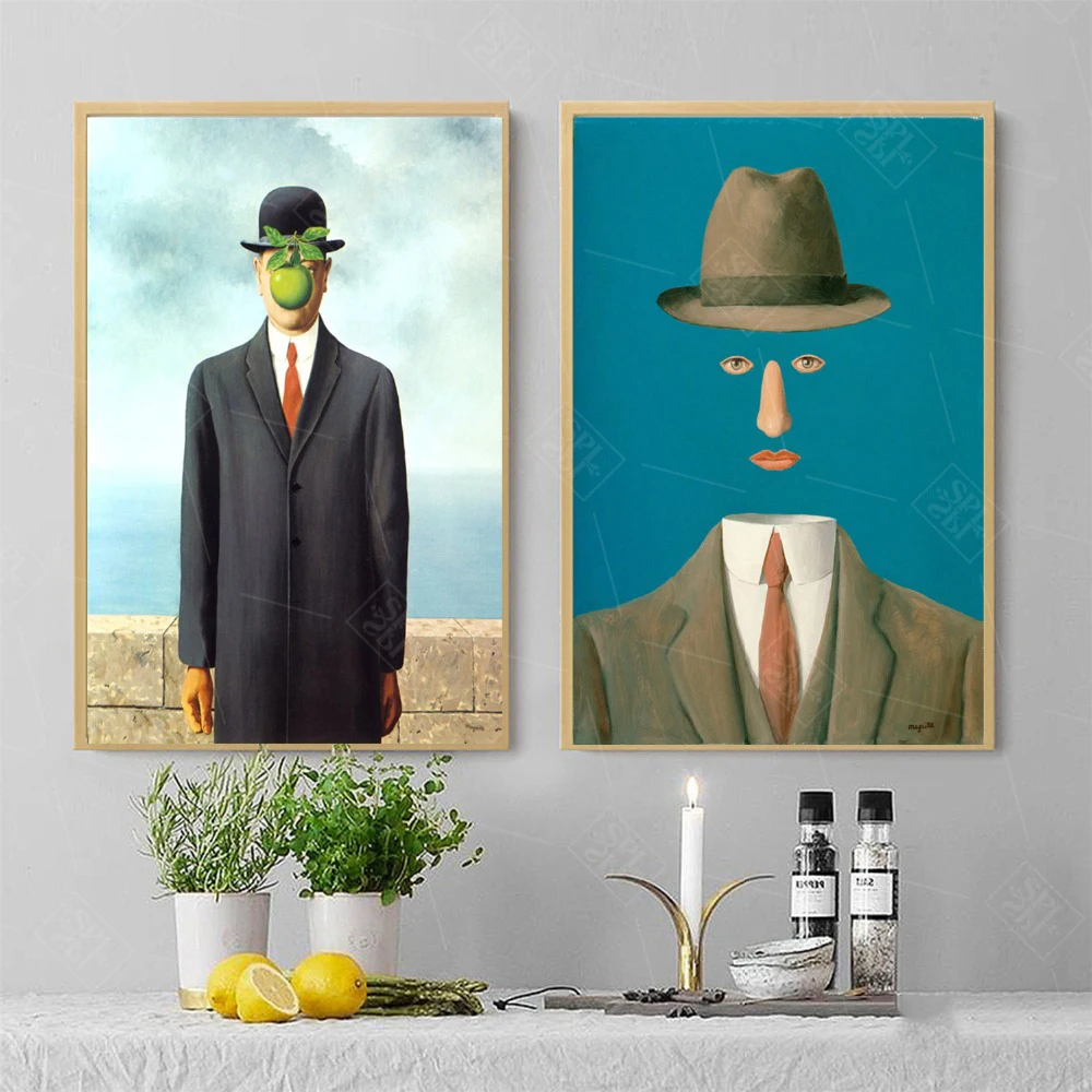 Surreal-Artwork-Posters-and-Prints-Man-Portrait-Wall-Art-Canvas-Painting-for-Living-Room-Abstract-Bedroom (2)