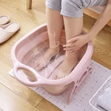 Бытовая ванна для ног водонепроницаемый складной бассейн пластиковая пена массажная бочка сауна бочка для ног Складная Ванна Джакузи надувной спа