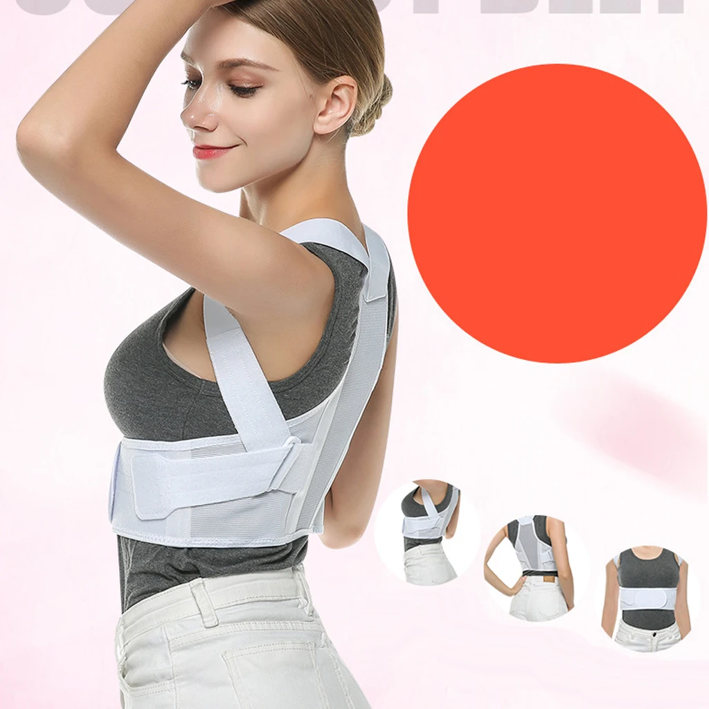 Регулируемый Поясничный плечевой Корректор осанки для взрослых Пояс поддержки