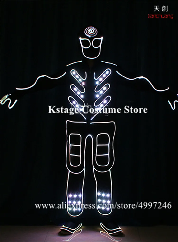 Программируемый трон танцевальная команда led костюмы полноцветный робот Мужской костюм вечерние одежда RGB светильник наряд светящаяся мужская одежда клуб