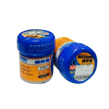 

High quality Solder Paste Original HK MECHANIC XG-50 Sn63/Pb37 For soldering iron 936 Saike 852D Soldering flux