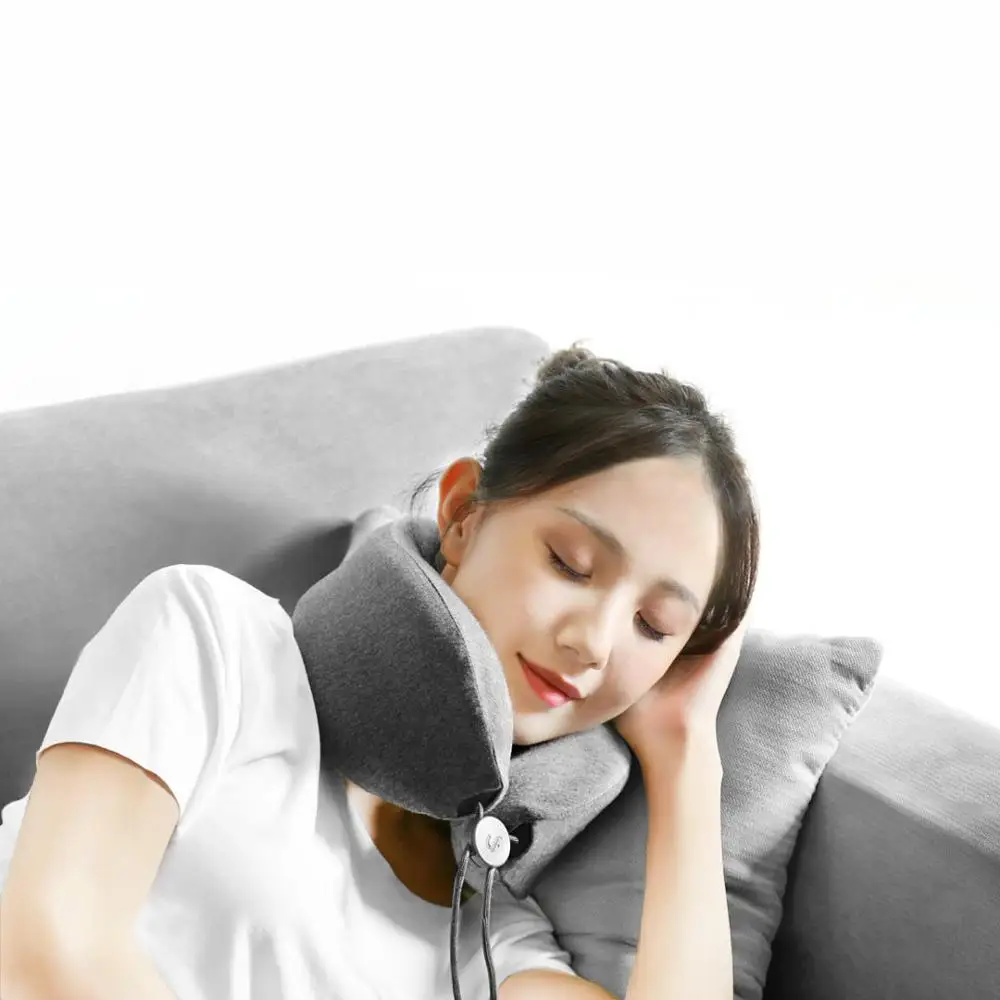 Оригинальная портативная u-образная Подушка для сна Xiaomi Lefan, две массажные подушки для шеи, подушки для дома, офиса, путешествий