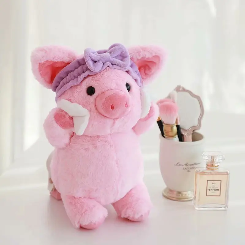 super soft 30cm Korean washing pig doll pink cute sweet heart make up plush Dolls high quality Birthday Gift for Girls | Игрушки и хобби