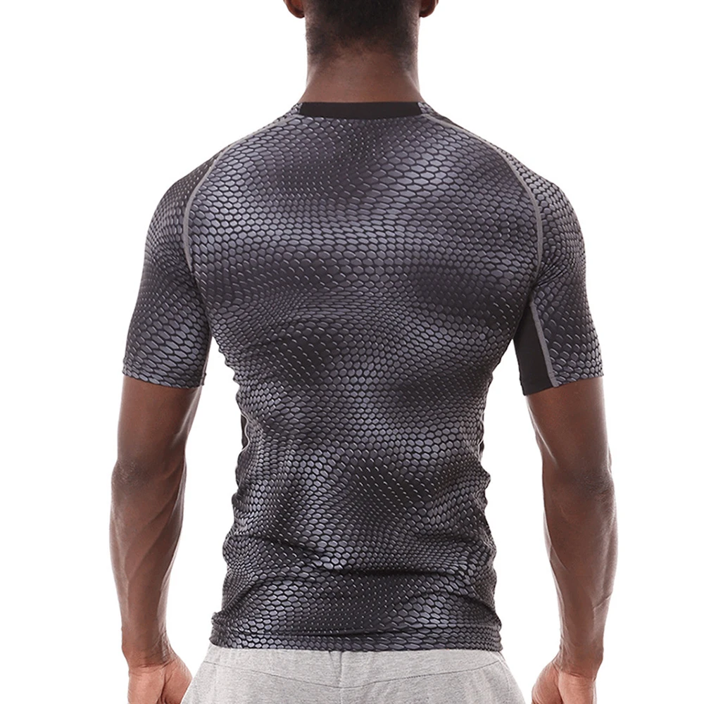 Cool Dry Compression Baselayer Short Sleeve Workout Athletic Compression Shirts