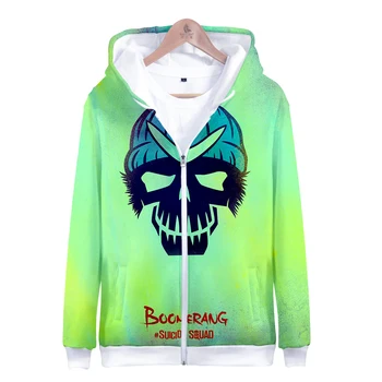 

Frdum Tommy 3D Hoodies Suicide Squad Zippper Hoodies Sweatshirt Hot Selling Harajuku Women Hip Hop Funny Printed Cotton Casual