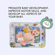 Надувной детский водный коврик, детский животик, игровой коврик для малышей, развлекательный игровой центр для сенсорной стимуляции, моторики