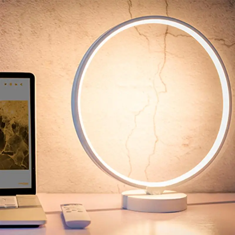 

R9 Remote Control Light Round Desktop Lamp Bedside Decorative Light Creative Table Lamp For Living Room Bedroom