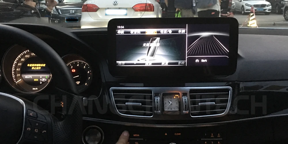4G LTE 64G Android 9,0 мультимедийный экран для Benz E класс встроенный в CarPlay Android Авто поддержка DVR задняя камера BT WiFi