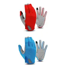 Мужские и женские перчатки для велоспорта с гелевой подкладкой, с сенсорным экраном, MTB, для езды на дороге, противоскользящие перчатки для сенсорного экрана, ветрозащитные и теплые