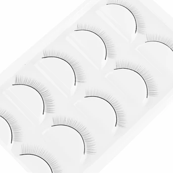 

5/10 Pairs False Eyelashes Handmade Natural Long Training Lashes Extension Practicing Teaching Beauty Salon Student Practice