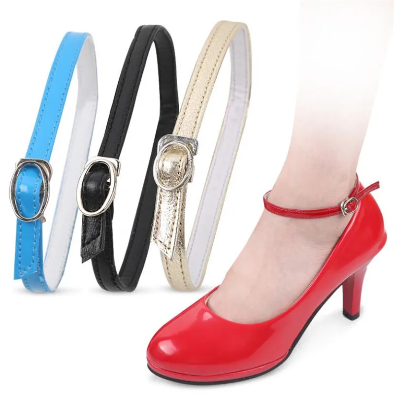1Pair Fashion Women Shoelaces for High Heels Adjustable Shoe Belt Ankle Holding Loose Anti-skid Bundle Laces Tie Straps Band