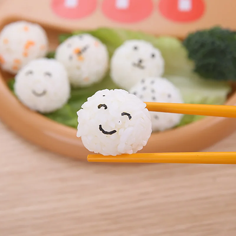 4 для роллов и суши форма японская Nigiri риса в мяч антипригарная коробка хранения