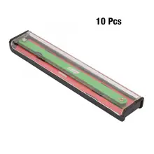 10 шт. 200 мм Feeler Gauge 17 лезвий Feeler Gauge 0,02-1 мм Толщиномер для измерительного инструмента