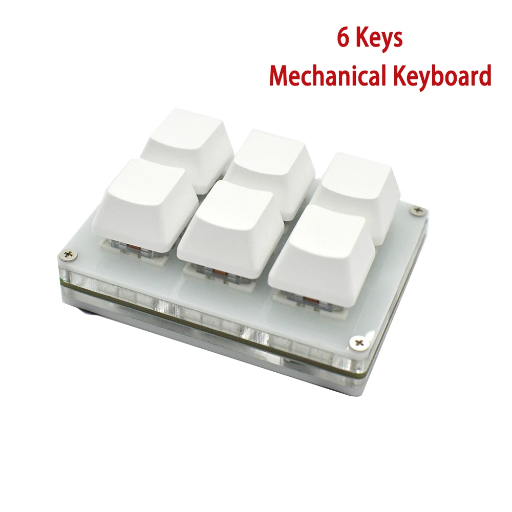 Mini 6-key Keyboard Diy Custom Usb Programming Shortcut Keys Copy Paste  Mechanical Keyboard For Windows/linux/macos/android - Keyboards - AliExpress