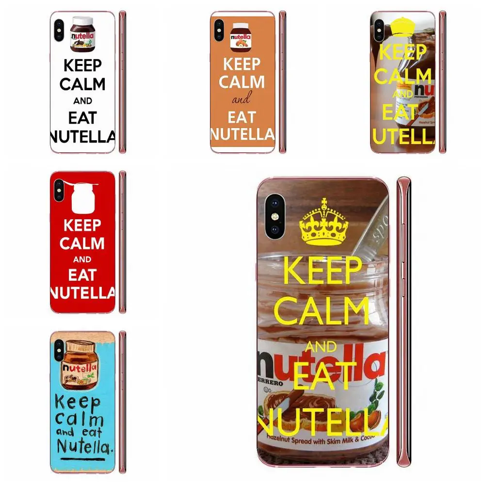 Soft TPU Shell For HTC Desire 530 626 628 630 816 820 830 One A9 M7 M8 M9 M10 E9 U11 U12 Life Plus Keep Calm And Eat Nutella | Мобильные