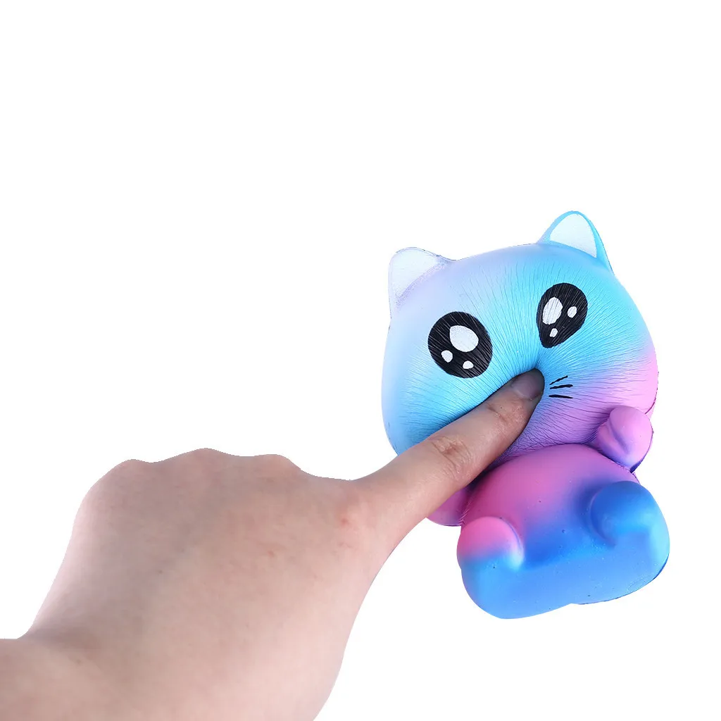 Colorful Cartoon cat kids Adult Toy Stress Reliever Eliminate Antistress Finger Pets toy Girl gifts Girly Heart Pinch Fun #B