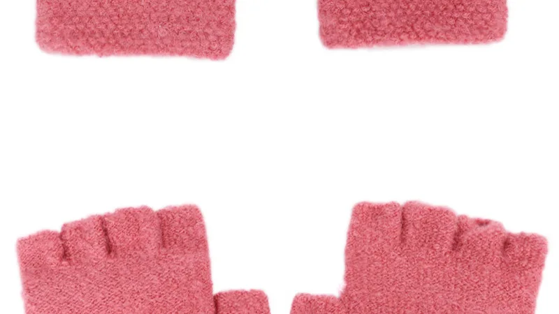 Guantes зимние перчатки женские зимние перчатки для девочек одноцветные перчатки из кроличьей шерсти мягкие теплые яркие цвета двойные женские перчатки