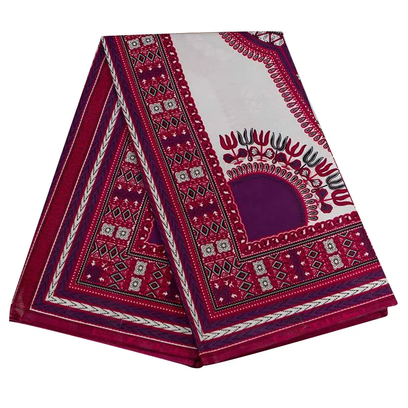 Комплект фиолетового цвета в африканском стиле ткань батик набивные ткани плотная ткань для Костюмы ткани в Анкара ткань для платья хлопок