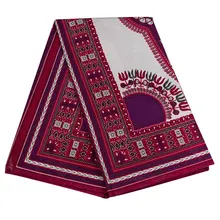 Комплект фиолетового цвета в африканском стиле ткань батик набивные ткани плотная ткань для Костюмы ткани в Анкара ткань для платья хлопок