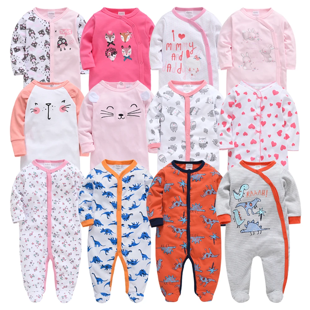 Всесезонная одежда для маленьких девочек; roupa de bebes; хлопковые комбинезоны для новорожденных; детские пижамы с длинными рукавами; удобные комбинезоны; одежда для маленьких мальчиков