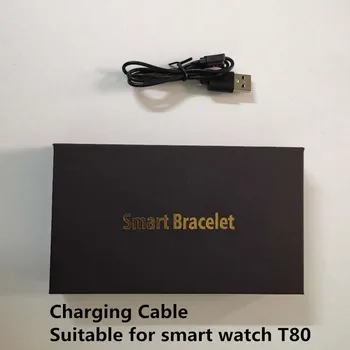 

Magnetic charging cable 100% original charging cable is suitable for smart watch T80