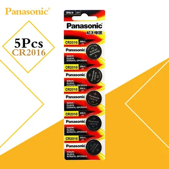 

5pcs original brand for PANASONIC cr2016 BR2016 DL2016 LM2016 KCR2016 ECR2016 3v button cell coin lithium batteries for watch