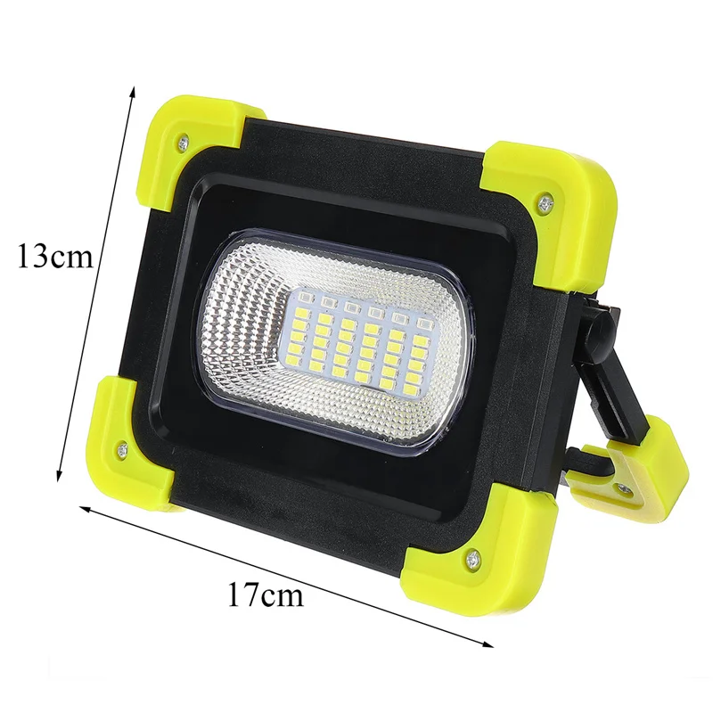 Led Portable Spotlight Super Bright COB Led Work Light USB& Solar lamp Rechargeable for Outdoor Lamp Led Flashlight