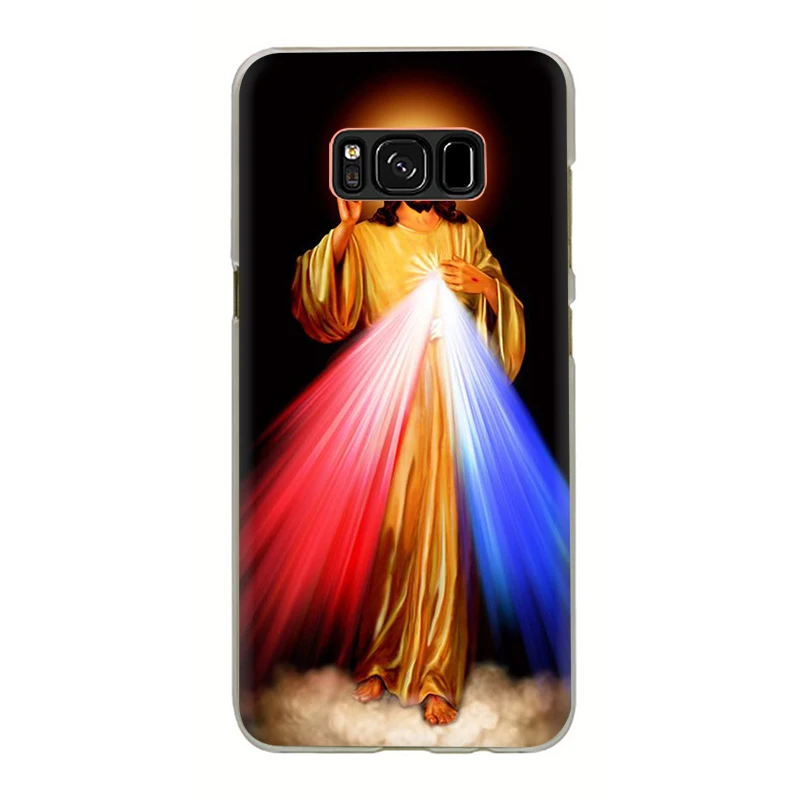 EWAU Божественная милость Крест Иисуса лучший Coque жесткий чехол для телефона с рисунком в виде обложка чехол для Samsung Galaxy S6 S7 S8 S9 S10e плюс Note8 9 M10 20 30 40