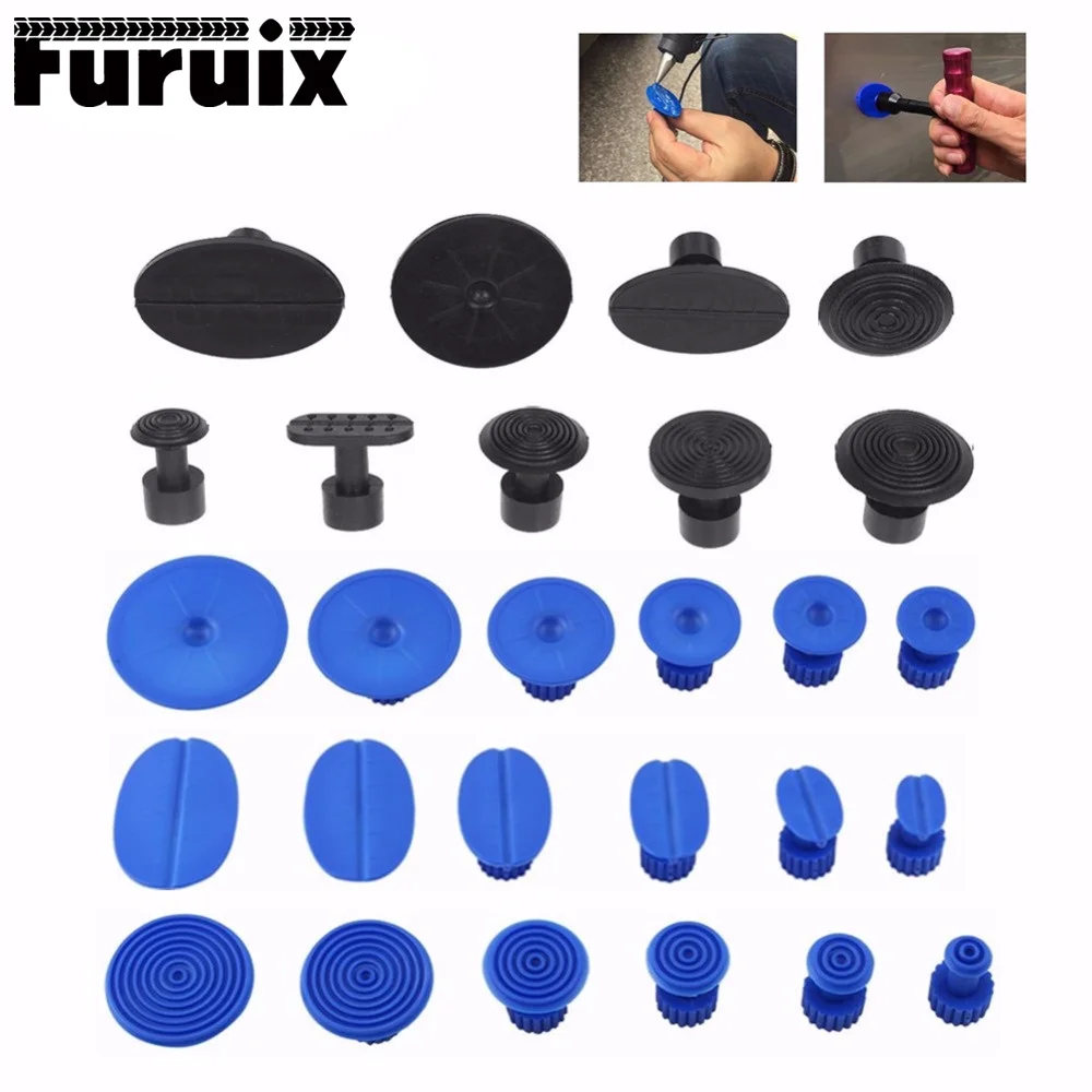 ABS Glue Tabs Tools Paintles0s Dent Repair Tools Glue Tabs Fungus Suction Cup Suckers Dent Removal Use with Glue Puller