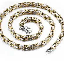 Европейские и американские ювелирные изделия из нержавеющей стали мужские титановые стальные толстые цепи европейские и американские агрессивные мужские Sh