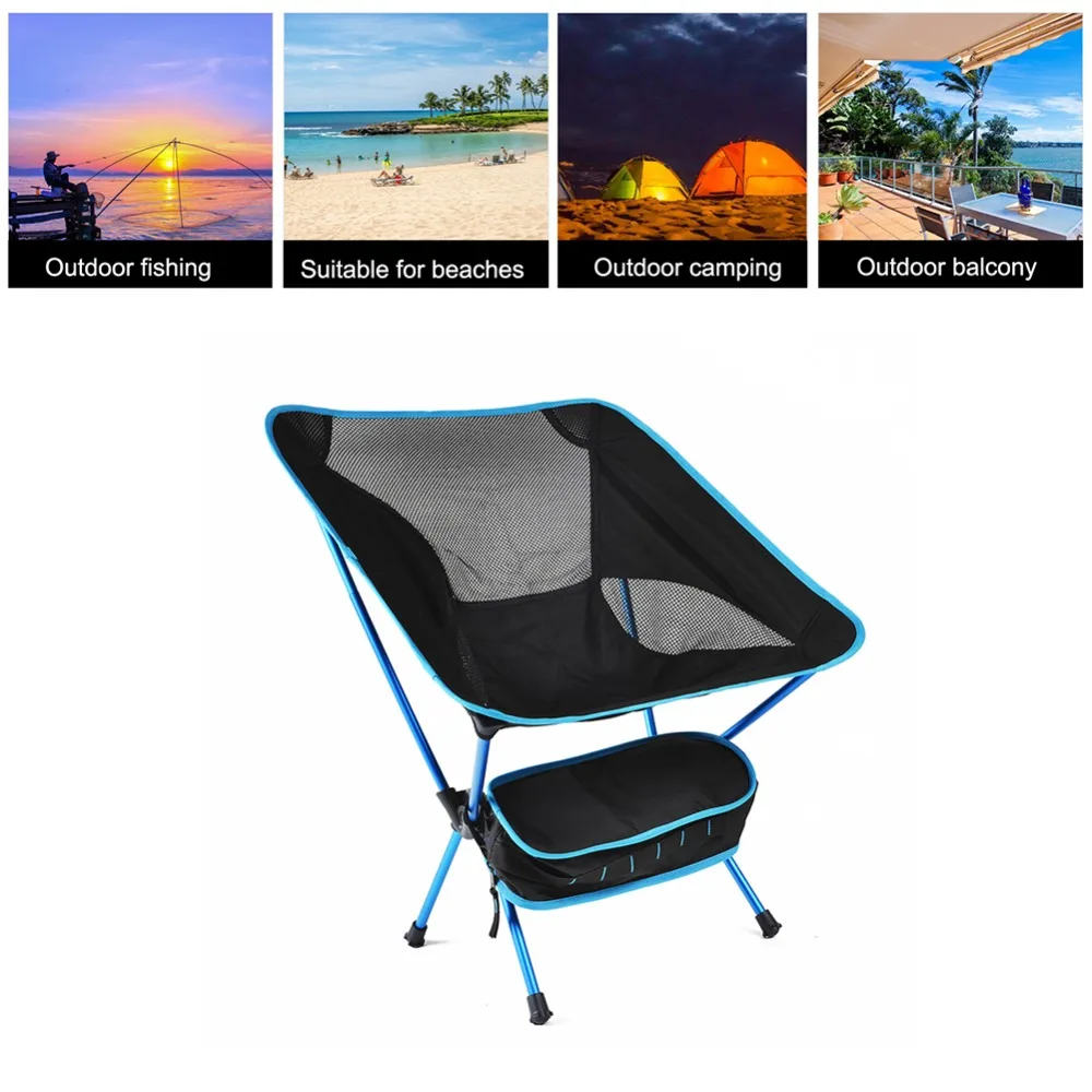 Сверхлегкий складной стул для путешествий, сверхпрочный стул с высокой нагрузкой для отдыха на природе, портативный стул для пляжа, туризма, пикника, рыбалки, инструментов, стул