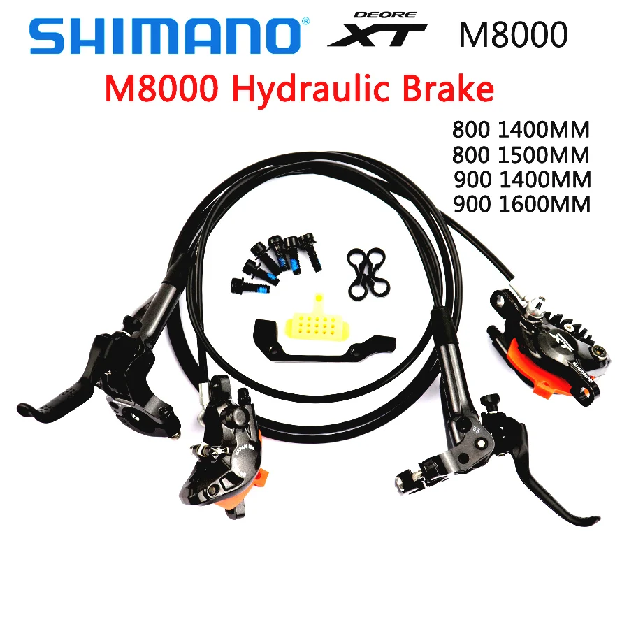 Shimano Deore XT M8000 дисковый тормоз Горный велосипед XT Hidraulic дисковые тормоза 11 Скорость MTB Ice-Tech слева и справа 800/1400 мм