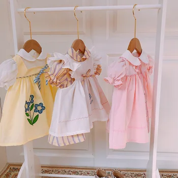 

2020 Summer New VTG Children's Dress Children's Lolita Dress Baby Dress Doll Dress Baby Girls Party Wedding Holiday Dress