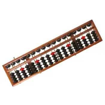 

17 Digits Wooden Soroban Standard Abacus Chinese Calculator Counting Math Learning Tool Beginners