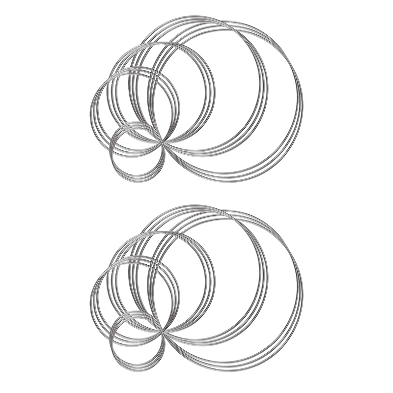 Accesorios decorativos 14 Aros para Atrapasueños,Anillos de Metal Oro 4 Tamaños Aros de Macramé Atrapasueños de para Atrapasueños y Manualidades vemax.es