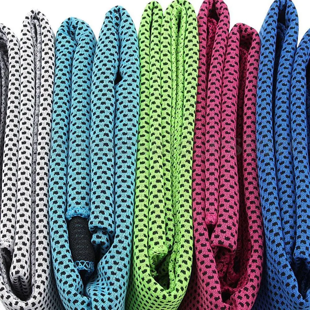 1PC Sports Cooling Towel Cozy Ice Cold Enduring Running Jogging Swimming Travel