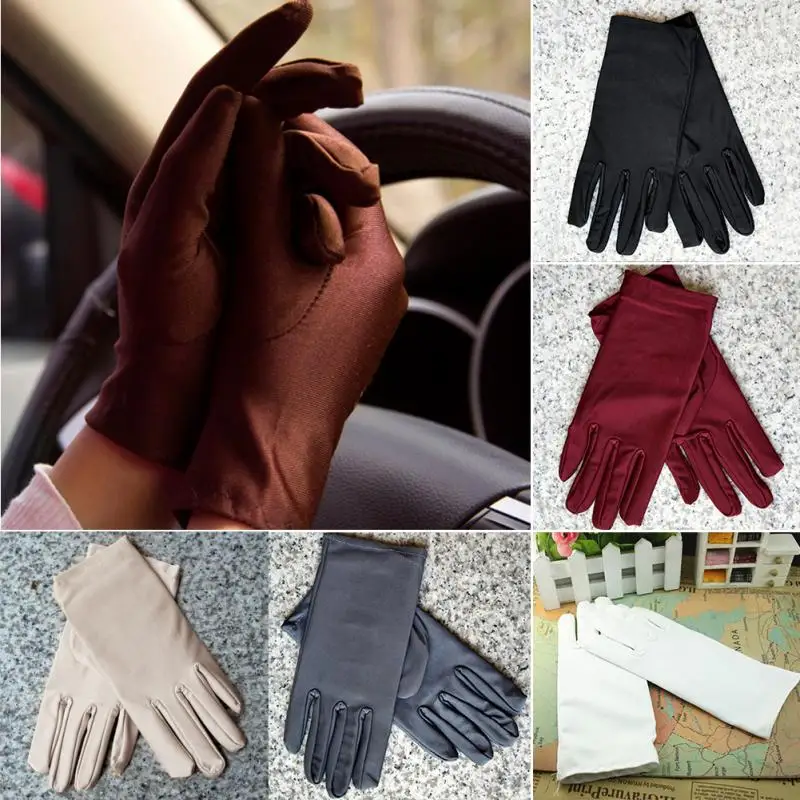1 пара солнцезащитных кружевных коротких перчаток женские летние/зимние кружевные перчатки для вождения автомобиля солнцезащитный