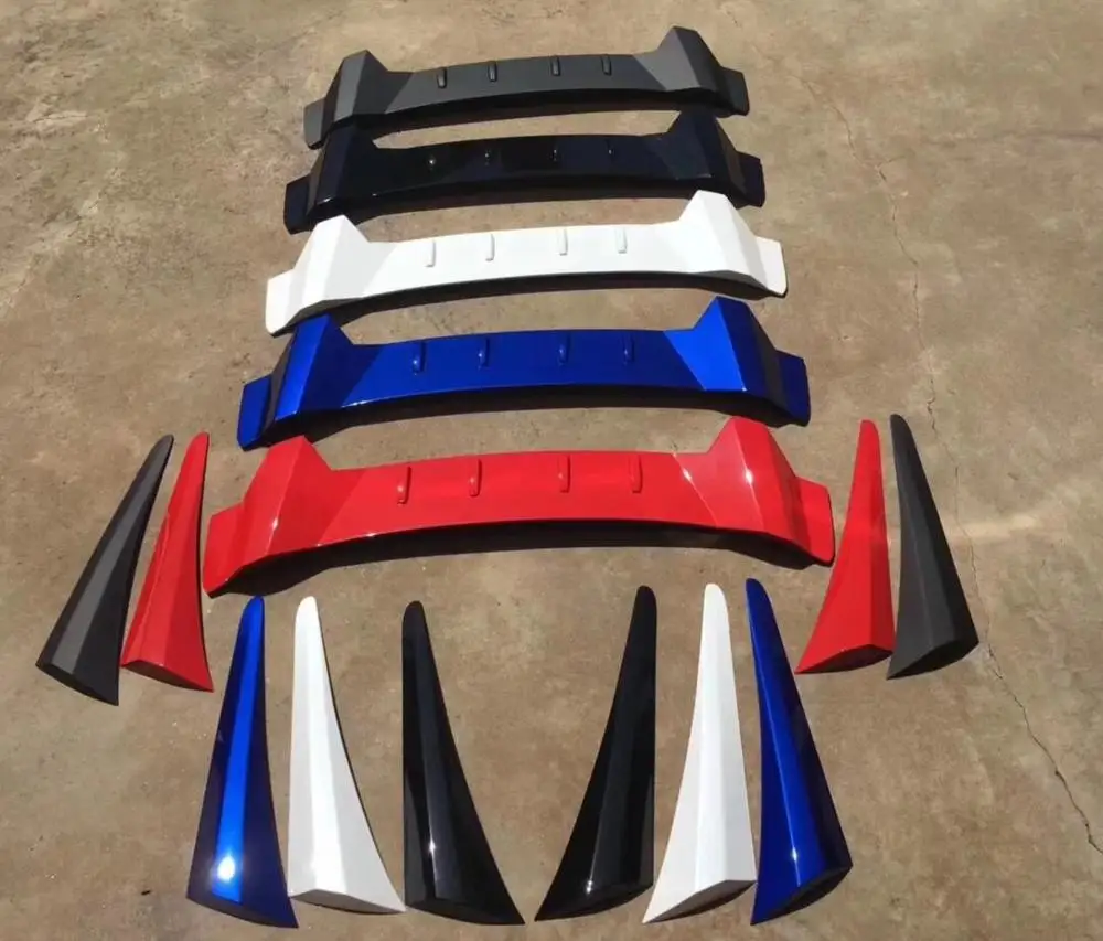 ABS углеродного волокна Цвет R Стиль Защита от солнца на заднее стекло авто крыши