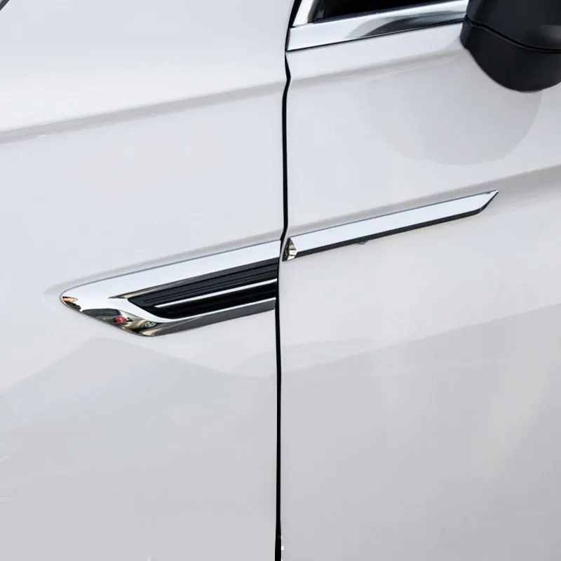 Vtear для VW Tiguan MK2 тигуан аксессуары 4 движения эмблема Оригинальная дверь боковая эмблема ABS наклейка внешняя отделка автомобиля Стайлинг,автотовары